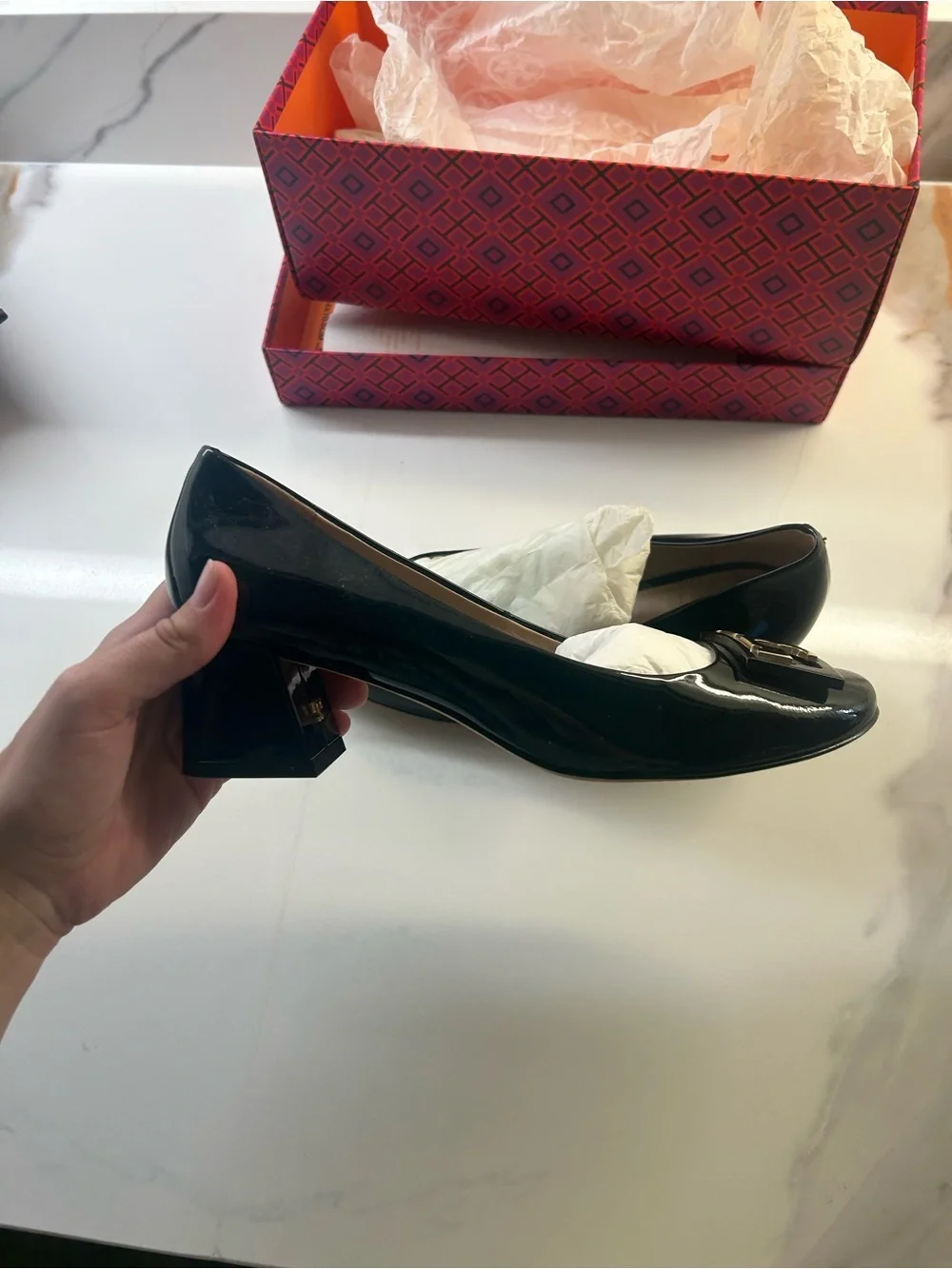 Tory Burch Black Gigi 50mm Pumps